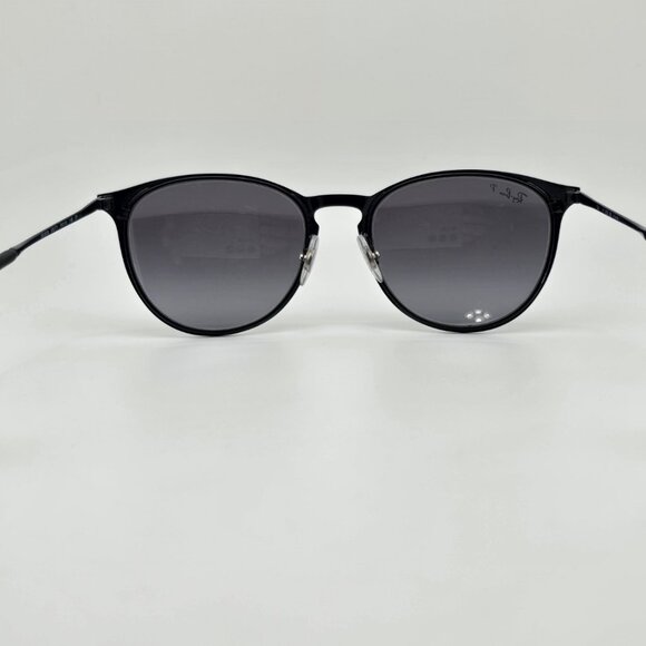 Ray-Ban RB3539 Erika Metal Black Frame Polarized Grey Lens Sunglasses 54-19-145 - Picture 4 of 12